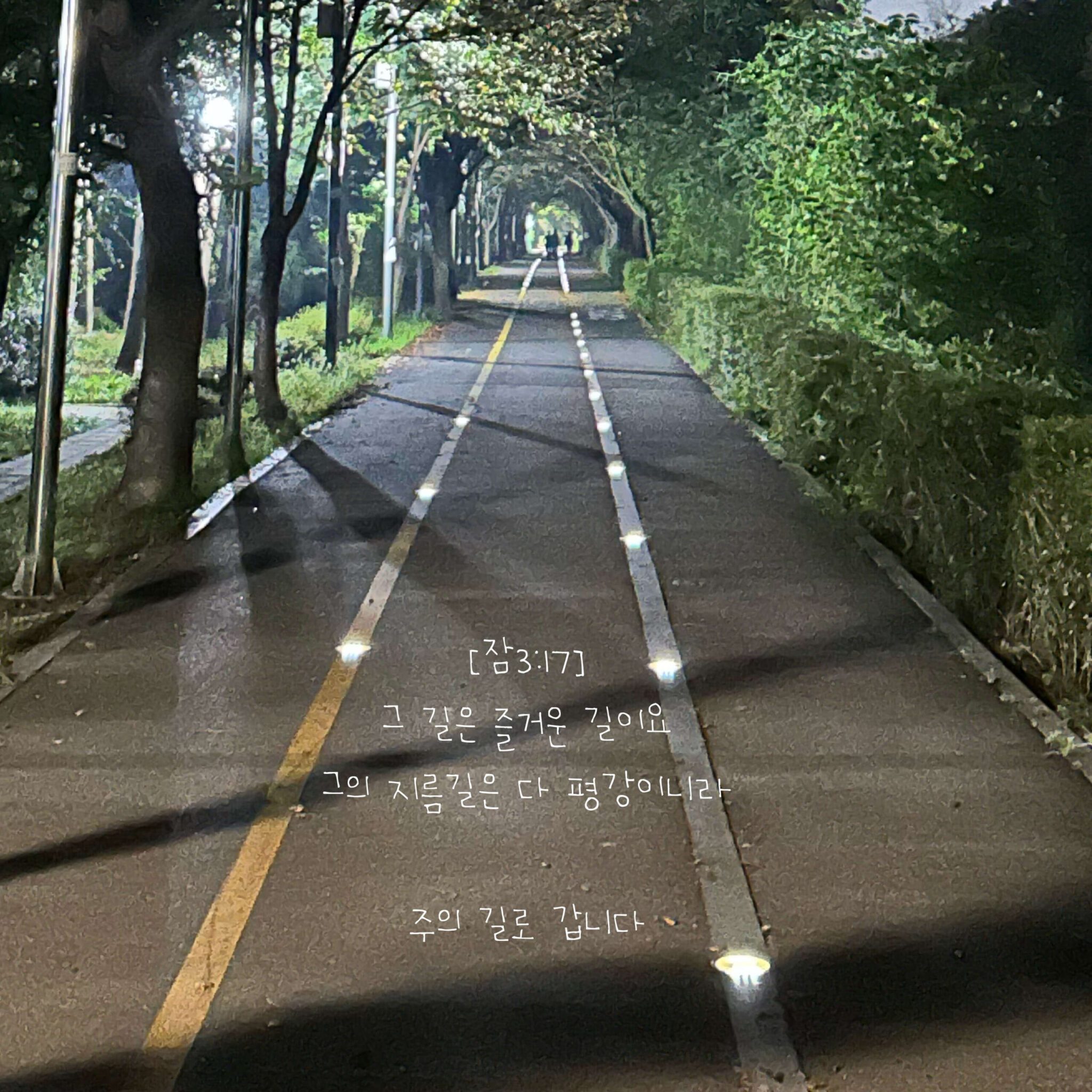 주의 길로 갑니다