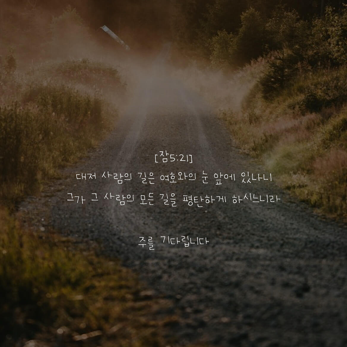 주를 기다립니다