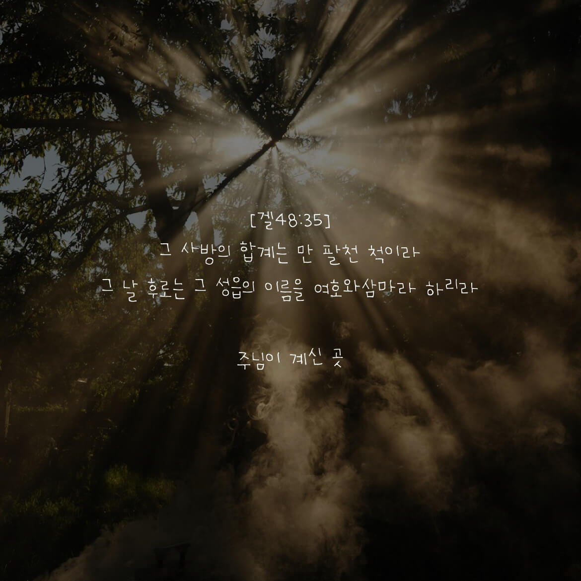 주님이 계신 곳